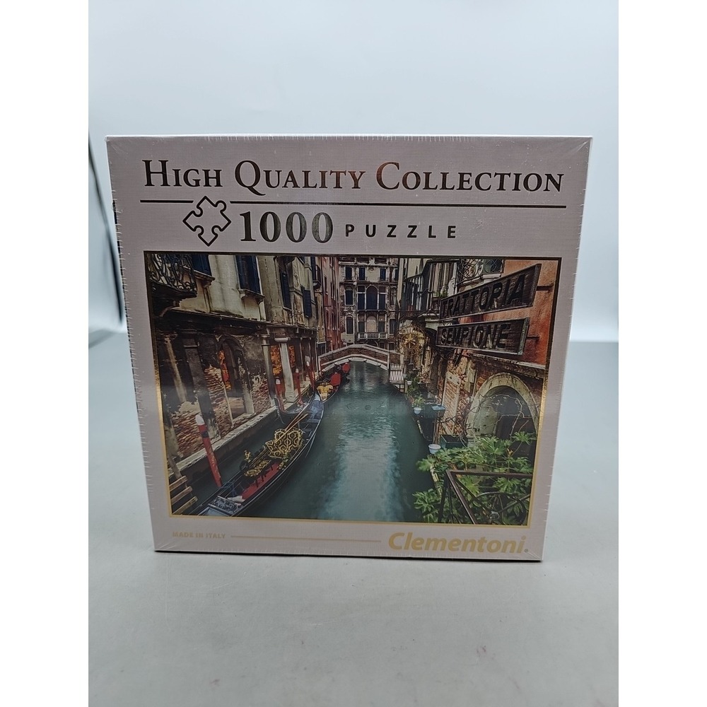 Clementoni 1000 Piece Puzzle Called Venice Canal‎ - Made in Italy